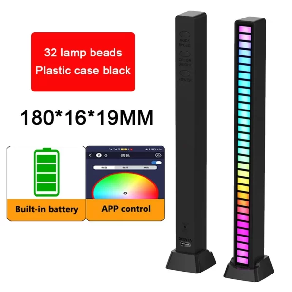 Wireless Sound Activated RGB Light Bar - Image 8