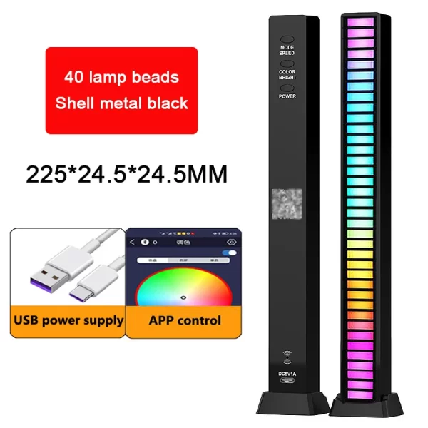 Wireless Sound Activated RGB Light Bar - Image 13