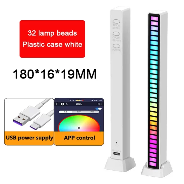 Wireless Sound Activated RGB Light Bar - Image 9